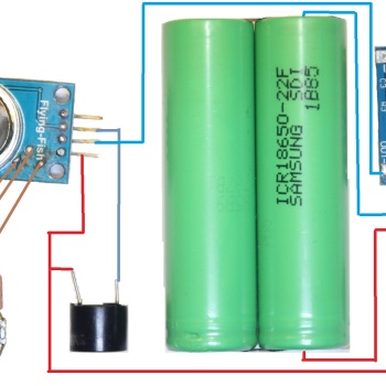 Powerbank с датчиком газа