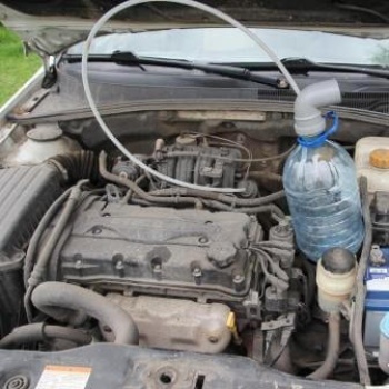 Замена масла пылесосом